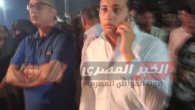 محافظ الفيوم يتفقد موقع حادث تصادم عدة سيارات على طريق القاهرة الفيوم الصحراوي